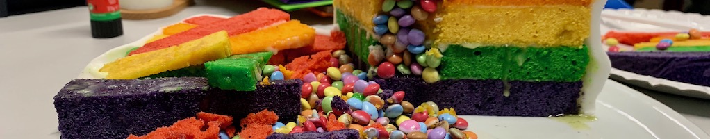 Rainbow Velvet Cake