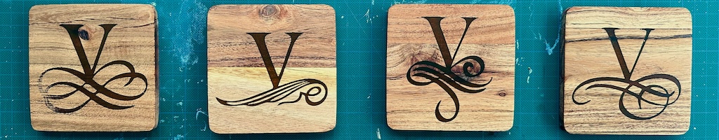 Resin in Wood Coasters